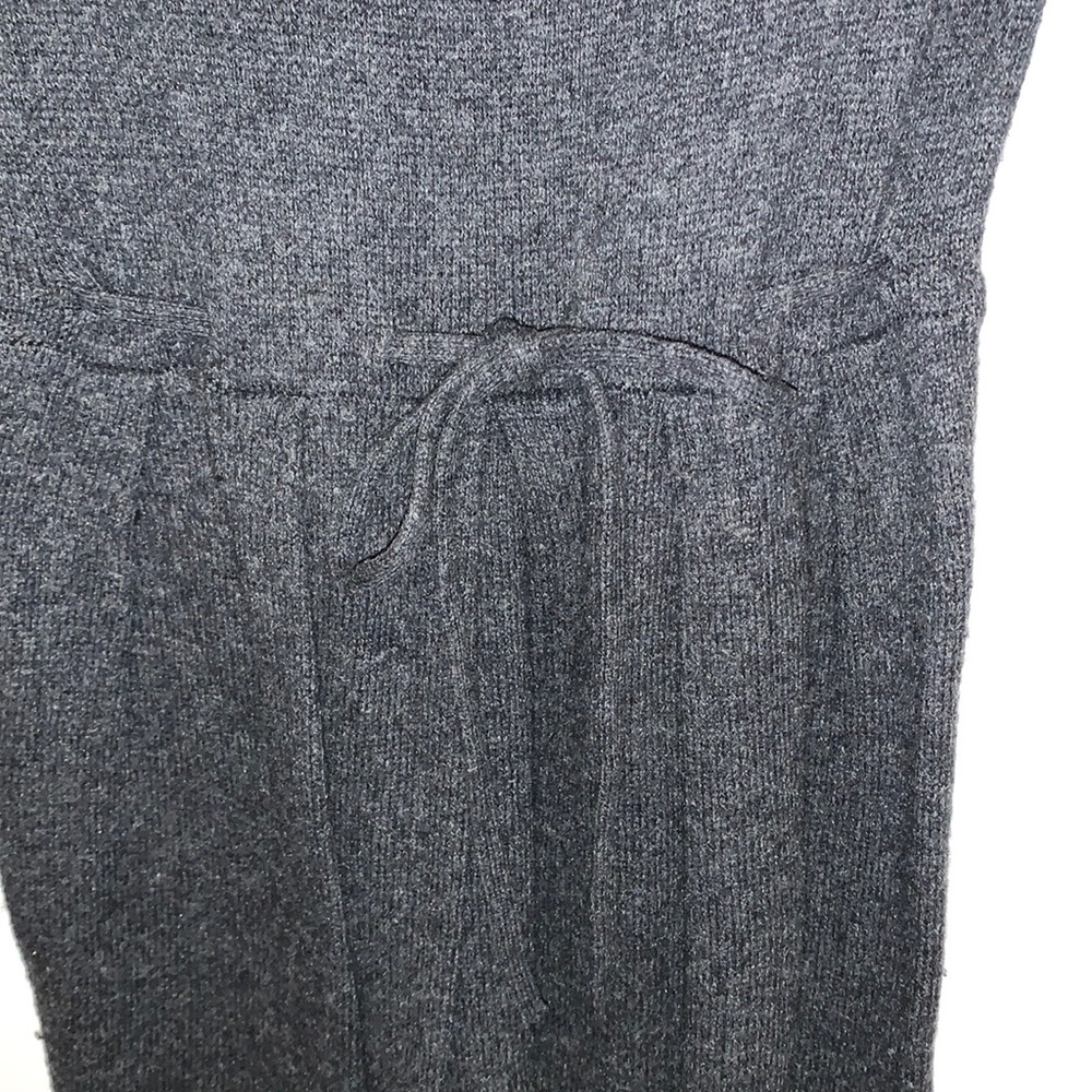 Kaisely Gray Wool Cowl Neck Sweater Dress - Picture 6 of 12